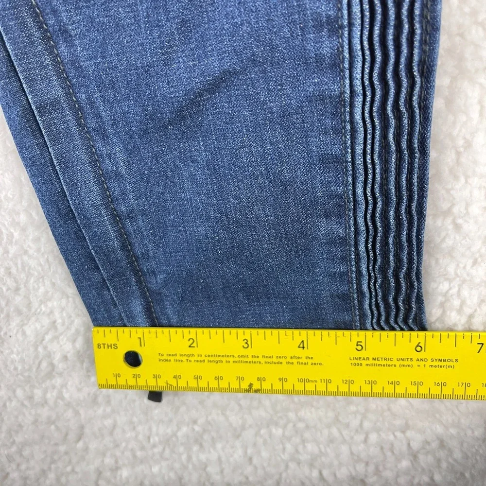 True Religion‎ Mick Slouchy Skinny Jeans Mens Size 36 Blue Denim Casual Zipper